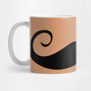 Moustache - Curly (Skin tone C) Mug